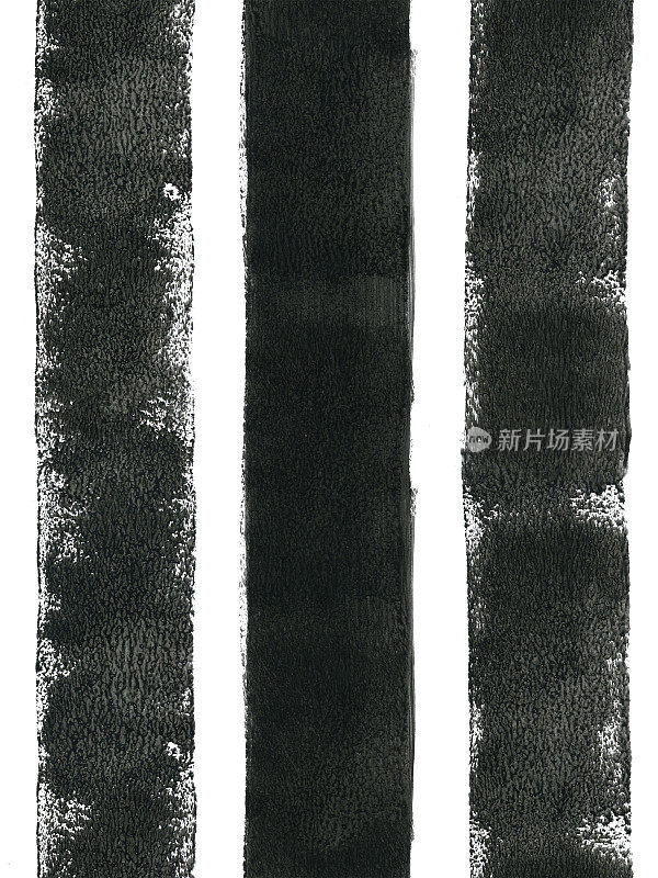 三粗黑线不小心被漆辊子和粗黑漆画出来-无缝抽象艺术孤立在白纸背景上，可见不均匀的油漆应用-点、斑点、飞溅和脏-底图- małe.jpg三粗